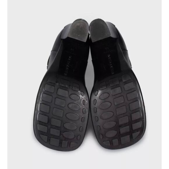 Bottega Veneta Black Leather Square Toe Ankle Boots - EU 38 - Picture 5 of 5